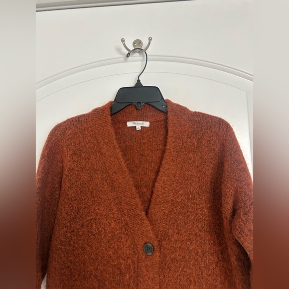 Madewell Women's Cowen Cardigan Sweater size small wool blend relaxed NG753 - Picture 4 of 12